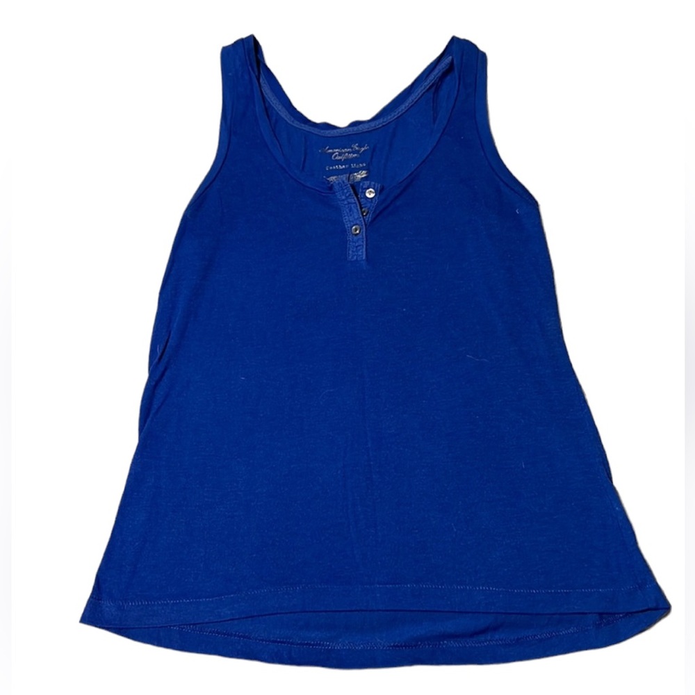 American Eagle Blue "Feather Light" Tank Top